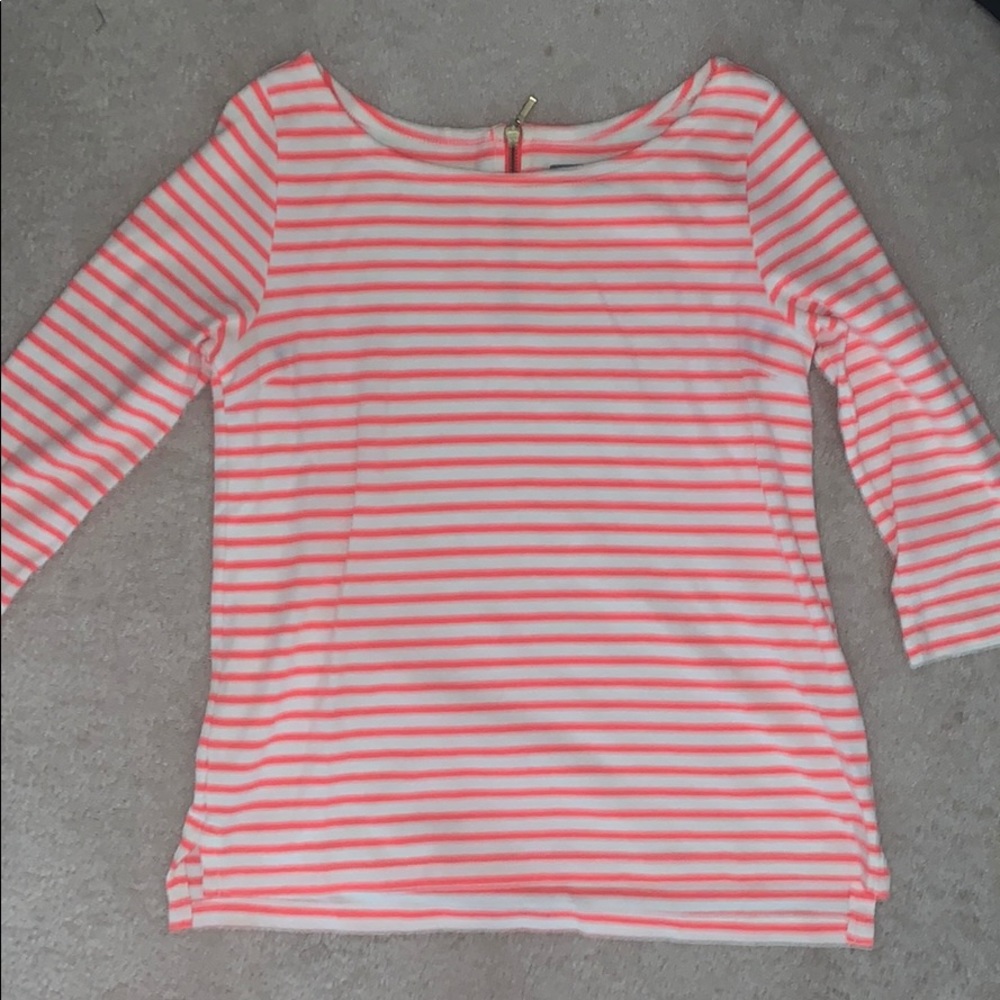 H&M Pink & White Striped Top size Small
